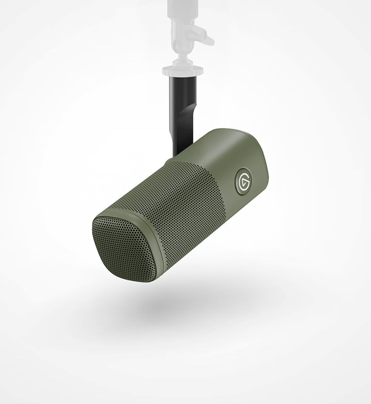 Wave DX - Forest Green | Dynamic Vocal Microphone | Elgato